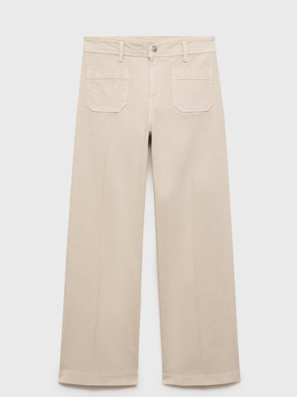 MANGO wideleg cream pants (6)
